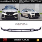 FOR BMW X5 G05 M PERFORMANCE FRONT SPLITTER KIT SPOILER LIP GLOSS BLACK 2019+