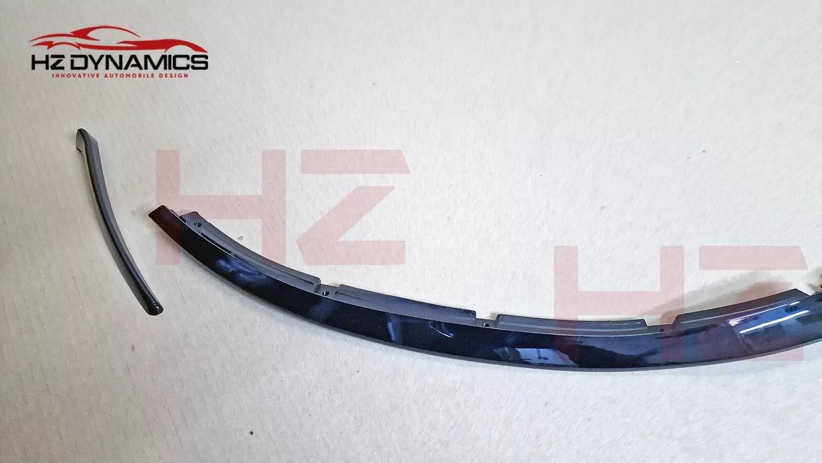 Gloss BLack Front Lip Splitter Spoiler For Mercedes C Class W205 C205 AMG 2019+