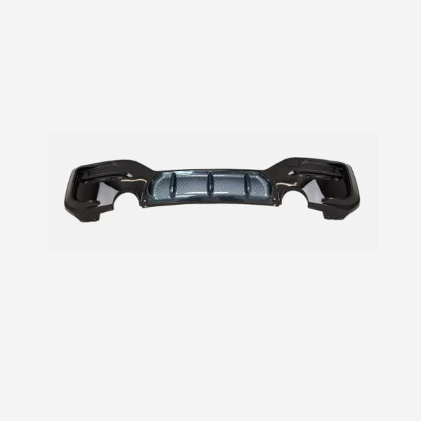 BMW 1 SERIES F20 F21 REAR DIFFUSER LIP 2015-19 LCI 135/140 STYLE CARBON LOOK