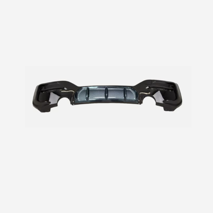 BMW 1 SERIES F20 F21 REAR DIFFUSER LIP 2015-19 LCI 135/140 STYLE CARBON LOOK
