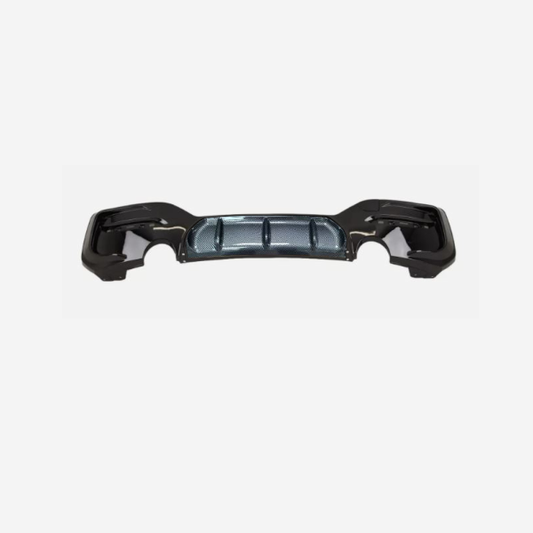 BMW 1 SERIES F20 F21 REAR DIFFUSER LIP 2015-19 LCI 135/140 STYLE CARBON LOOK