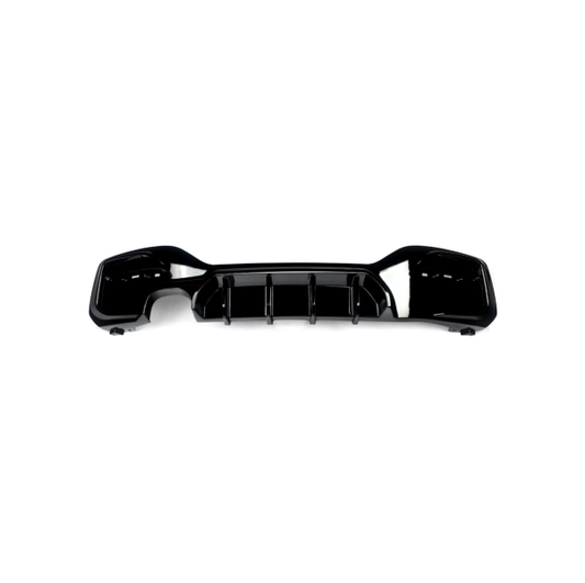FOR BMW 1 SERIES F20 F21 REAR DIFFUSER LIP 135/140 LOOK LCI GLOSS BLACK 2015+