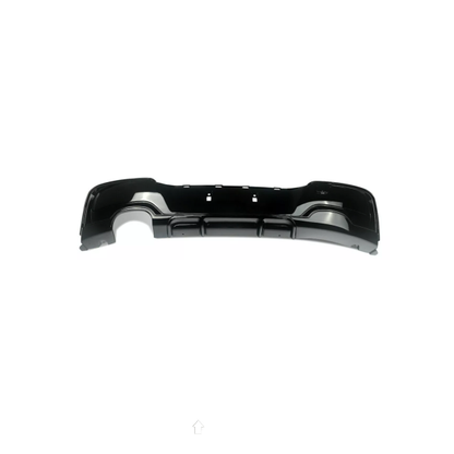 BMW 1 SERIES F20 F21 PRE-LCI REAR DIFFUSER GLOSS BLACK LIP BUMPER VALANCE 11-15