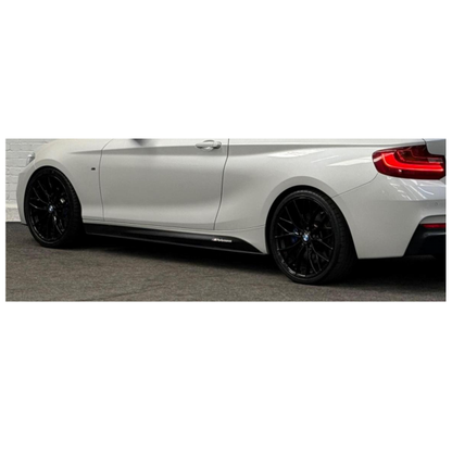 SIDE STICKERS FOR BMW 2 SERIES F22 F23 F87 PERFORMANCE SKIRT DECALS CARBON UK