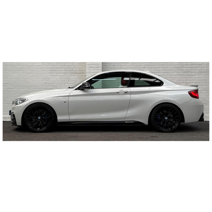 SIDE STICKERS FOR BMW 2 SERIES F22 F23 F87 PERFORMANCE SKIRT DECALS CARBON UK