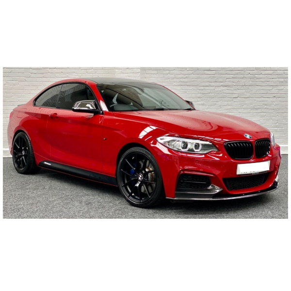 GLOSS BLACK SIDE STICKER SKIRT DECALS FOR BMW 2 SERIES F22 F23 F87 M PERFORMANCE