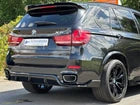 FOR BMW X5 F15 GLOSS BLACK REAR DIFFUSER LIP M PERFORMANCE BODY KIT SKIRT 13+