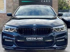 FOR BMW 5 SERIES G30 G31 GLOSS BLACK FRONT SPLITTER M PERFORMANCE LIP SPORT 2017