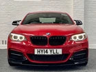 GLOSS BLACK FRONT SPLITTER FOR BMW 2 SERIES F22 F23 M SPORT LIP VALANCE 13+ UK