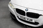 GLOSS BLACK F30 F31 SERIES FRONT SPLITTER SPOILER LIP CORNERS SKIRT 2009-2019