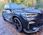FOR BMW X5 G05 M PERFORMANCE FRONT SPLITTER KIT SPOILER LIP CARBON LOOK 2019+