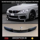 FOR BMW 4 SERIES F32 F33 F36 M PERFORMANCE DIFFUSER SPLITTER LIP SPOILER SKIRT