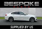 FOR BMW 3 SERIES G20 G21 SIDE SKIRTS LIP BLADES GLOSS BLACK M PERFORMANCE 2018+