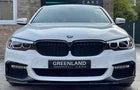 FOR BMW 5 SERIES G30 G31 GLOSS BLACK FRONT SPLITTER M PERFORMANCE LIP SPORT 2017
