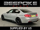 GLOSS BLACK SIDE STICKER SKIRT DECALS FOR BMW 3 SERIES F30 F31 M PERFORMANCE LIP