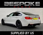 FOR BMW 4 SERIES F32 F33 F36 BODY KIT DIFFUSER SPLITTER LIP M SPORT GLOSS BLACK
