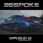 FOR BMW 4 F32 F33 F36 FRONT SPOILER LIP GLOSS BLACK DIFFUSER M SPORT SPLITTER