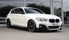 MATT BLACK SIDE STICKER SKIRT DECALS FOR BMW 1 SERIES F20 F21 M PERFORMANCE