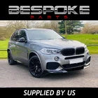 FOR BMW X5 F15 F16 M PERFORMANCE MATTE BLACK SIDE STICKERS SKIRT DECALS VINYL