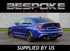 FOR BMW 3 SERIES G20 G21 SIDE SKIRTS LIP BLADES GLOSS BLACK M PERFORMANCE 2018+