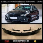 BMW 3 SERIES F30 F31 FRONT SPLITTER M PERFORMANCE GLOSS BLACK CANARD SPOILER LIP