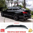 FOR BMW 3 SERIES F30 F80 REAR SPOILER BOOT TRUNK PSM GLOSS BLACK M PERFORMANCE