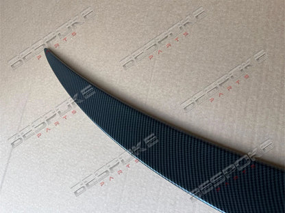 FOR MERCEDES C CLASS W205 REAR BOOT LIP AMG TRUNK SPOILER WING LIP CARBON FIBRE