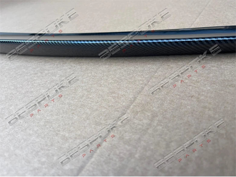 FOR MERCEDES C CLASS W205 REAR BOOT LIP AMG TRUNK SPOILER WING LIP CARBON FIBRE