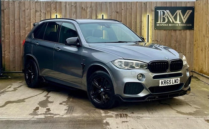 BMW X5 F15 M PERFORMANCE SIDE SKIRT SKIRTS SPLITTER EXTENSION BLADE LIP 2013-18