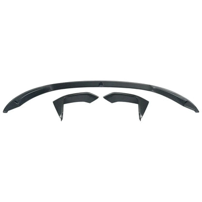 FOR BMW M3 M4 F80 F82 FRONT LIP SPLITTER M PERFORMANCE STYLE CARBON LOOK 14+
