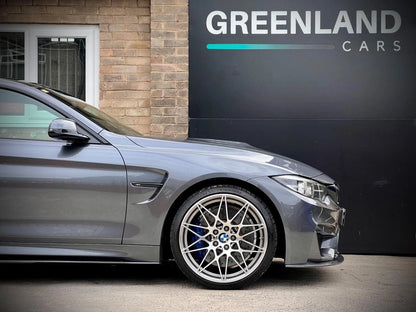 FOR BMW M3 M4 F80 F82 FRONT LIP SPLITTER M PERFORMANCE STYLE CARBON LOOK 14+