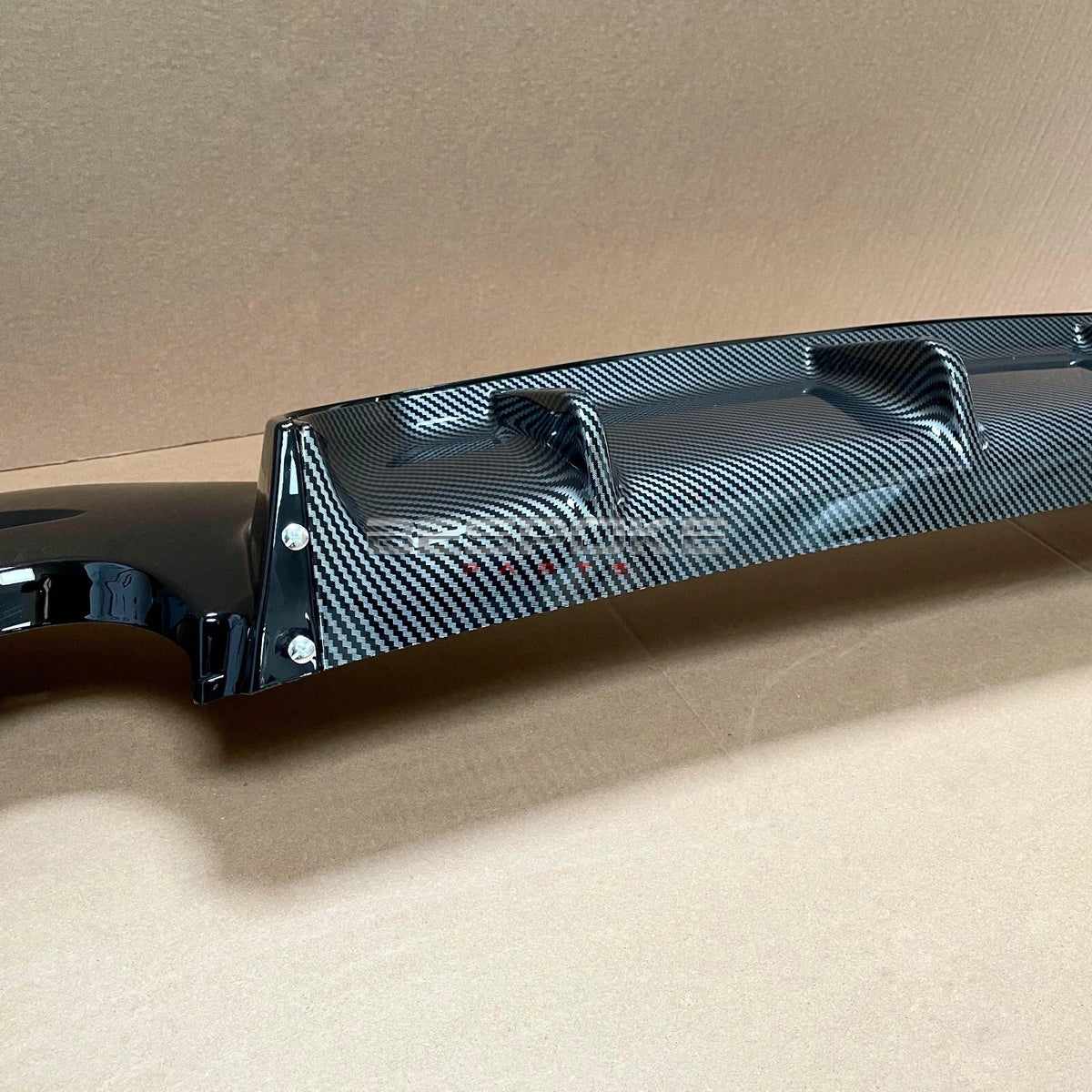 BMW 1 SERIES F20 F21 REAR DIFFUSER LIP 2015-19 LCI 135/140 STYLE CARBON LOOK