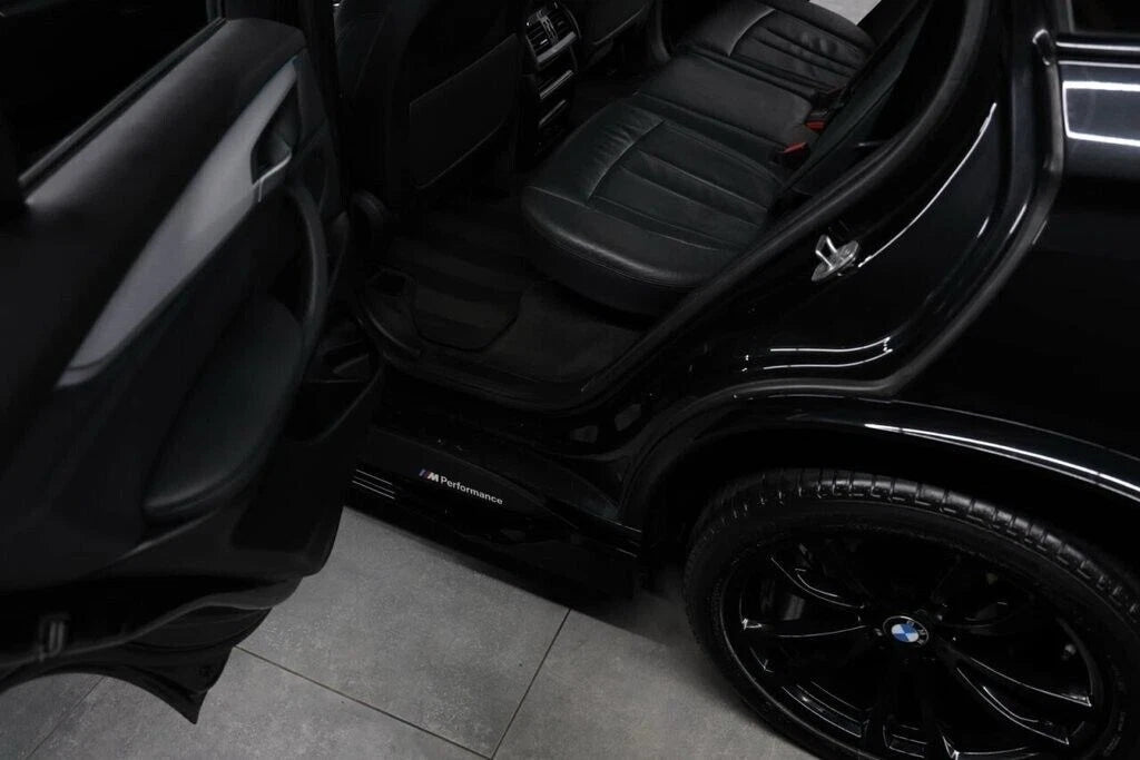 FOR BMW X5 X6 F15 F16 M PERFORMANCE CARBON LOOK SIDE STICKERS SKIRT DECAL VINYL