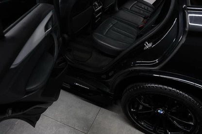 FOR BMW X5 X6 F15 F16 M PERFORMANCE CARBON LOOK SIDE STICKERS SKIRT DECAL VINYL