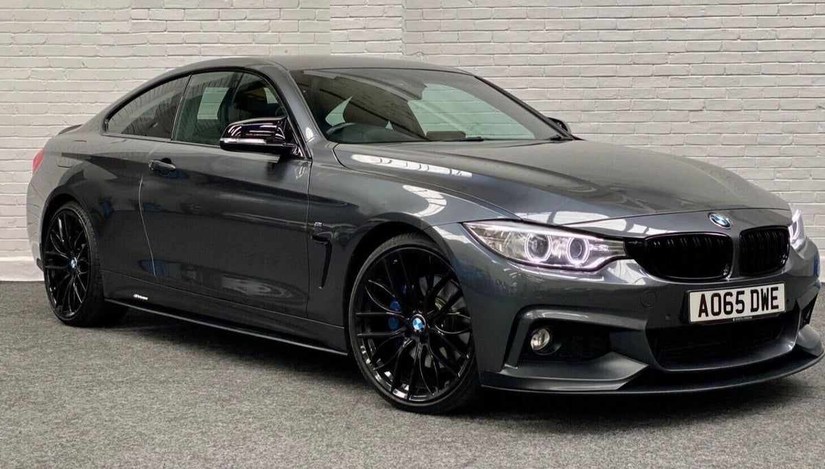 FOR BMW 4 SERIES F32 F33 F36 FRONT SPLITTER LIP SPOILER MATT BLACK M PERFORMACE