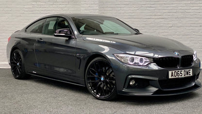 FOR BMW 4 SERIES F32 F33 F36 FRONT SPLITTER LIP SPOILER MATT BLACK M PERFORMACE