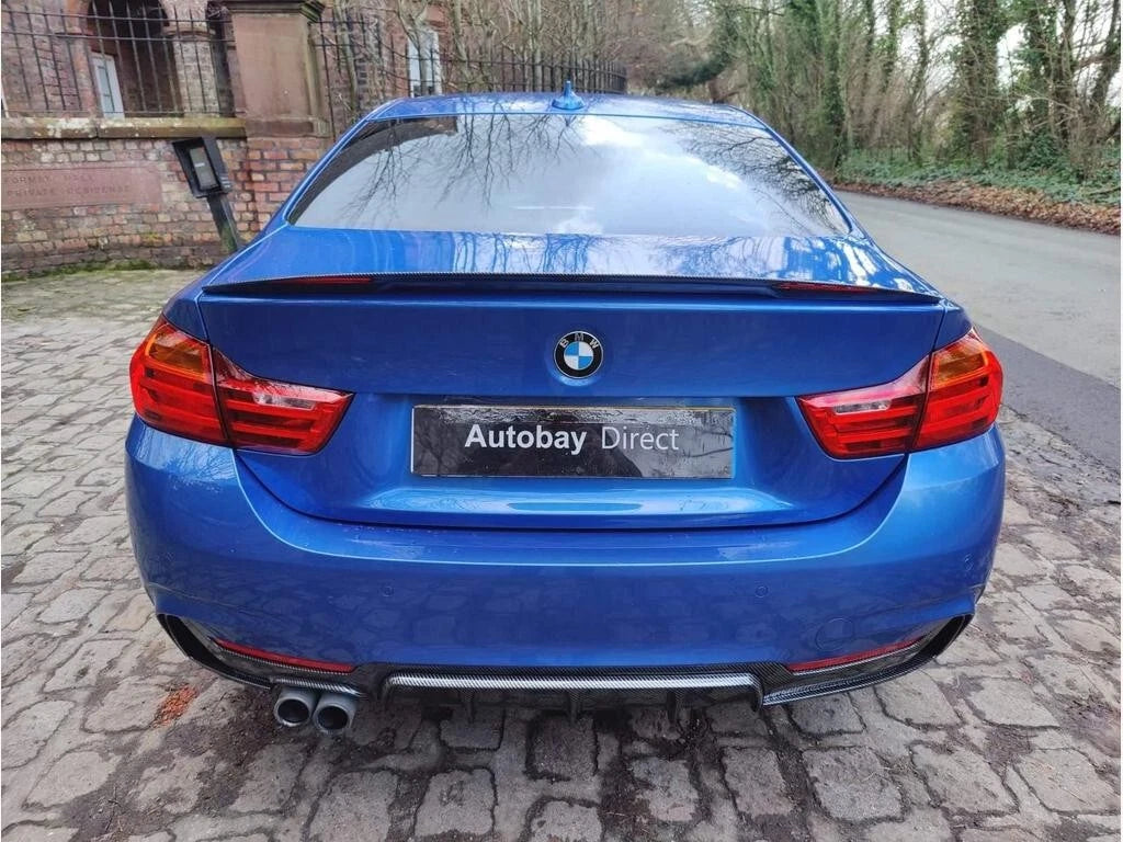 BMW 4 SERIES F32 COUPE REAR BOOT LIP SPOILER WING CARBON FIBRE MP STYLE 2013+