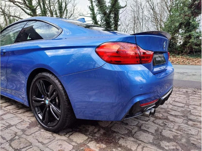 BMW 4 SERIES F32 COUPE REAR BOOT LIP SPOILER WING CARBON FIBRE MP STYLE 2013+