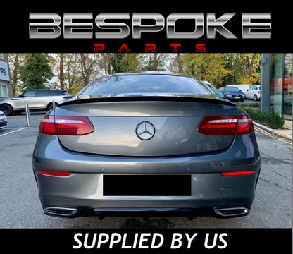 MERCEDES E CLASS C238 E63 STYLE REAR BOOT SPOILER TRUNK COUPE LIP GLOSS BLACK
