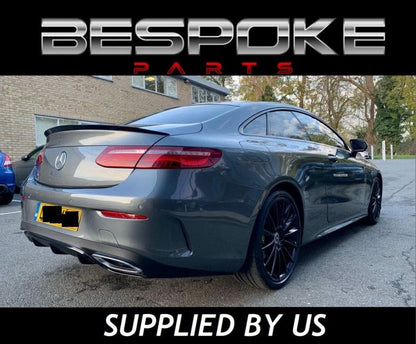 MERCEDES E CLASS C238 E63 STYLE REAR BOOT SPOILER TRUNK COUPE LIP GLOSS BLACK