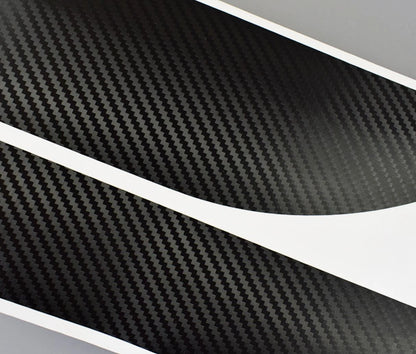 SIDE STICKER SKIRT DECALS BMW VINYL 4 SERIES F32 F33 F36 M PERFORMANCE 5D CARBON