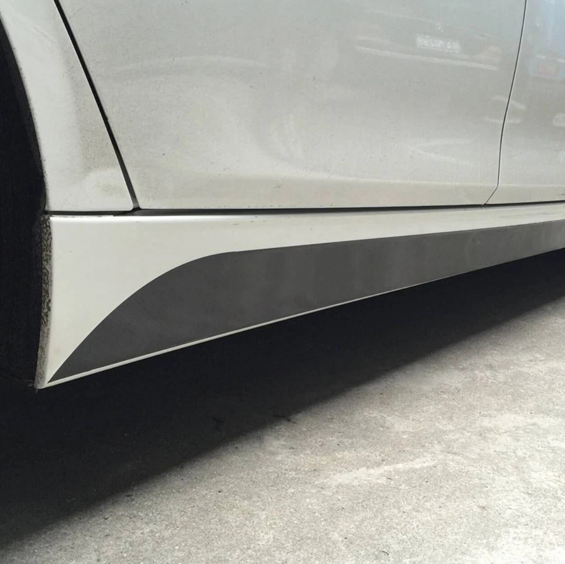 SIDE STICKER SKIRT DECALS BMW VINYL 4 SERIES F32 F33 F36 M PERFORMANCE 5D CARBON