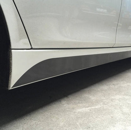 SIDE STICKER SKIRT DECALS BMW VINYL 4 SERIES F32 F33 F36 M PERFORMANCE 5D CARBON