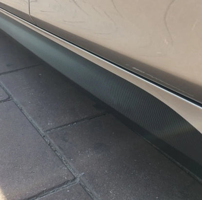 SIDE STICKER SKIRT DECALS BMW VINYL 4 SERIES F32 F33 F36 M PERFORMANCE 5D CARBON
