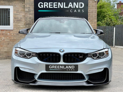 FOR BMW F80 M3 F82 F83 M4 CS STYLE CARBON FIBRE LOOK FRONT SPLITTER SKIRT LIP