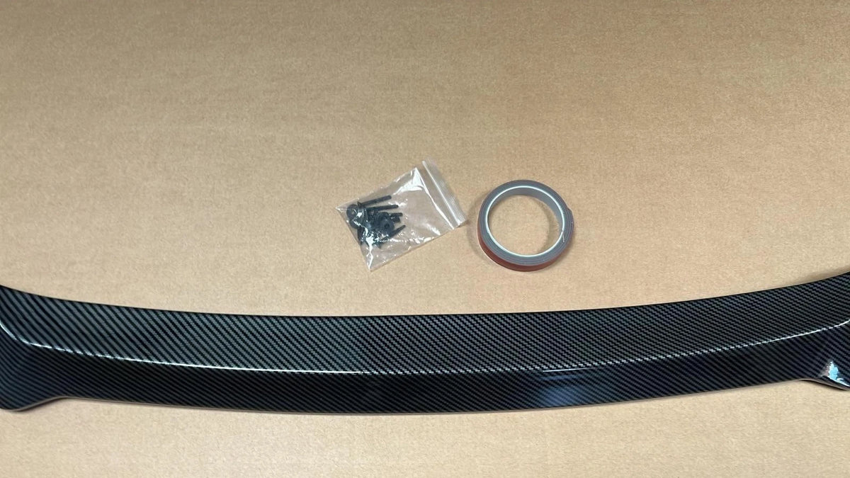 FOR BMW F80 M3 F82 F83 M4 CS STYLE CARBON FIBRE LOOK FRONT SPLITTER SKIRT LIP