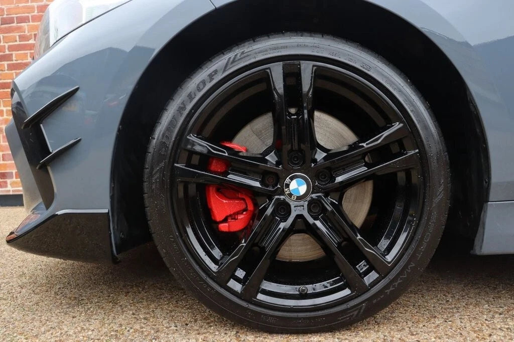 FOR BMW 1 SERIES F40 M135i 19+ M PERFORMANCE CANARD SIDE FLICK LIP GLOSS BLACK