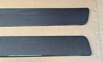 FOR BMW M3 M4 F80 F82 SIDE SKIRTS EXTENSION BLADE LIP CARBON FIBRE LOOK 2013+