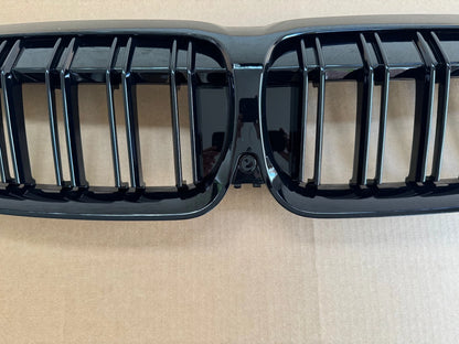 FOR BMW 3 SERIES G20 G21 PRE-LCI 2019-22 BLACK KIDNEY GRILLE DOUBLE SLAT GRILL