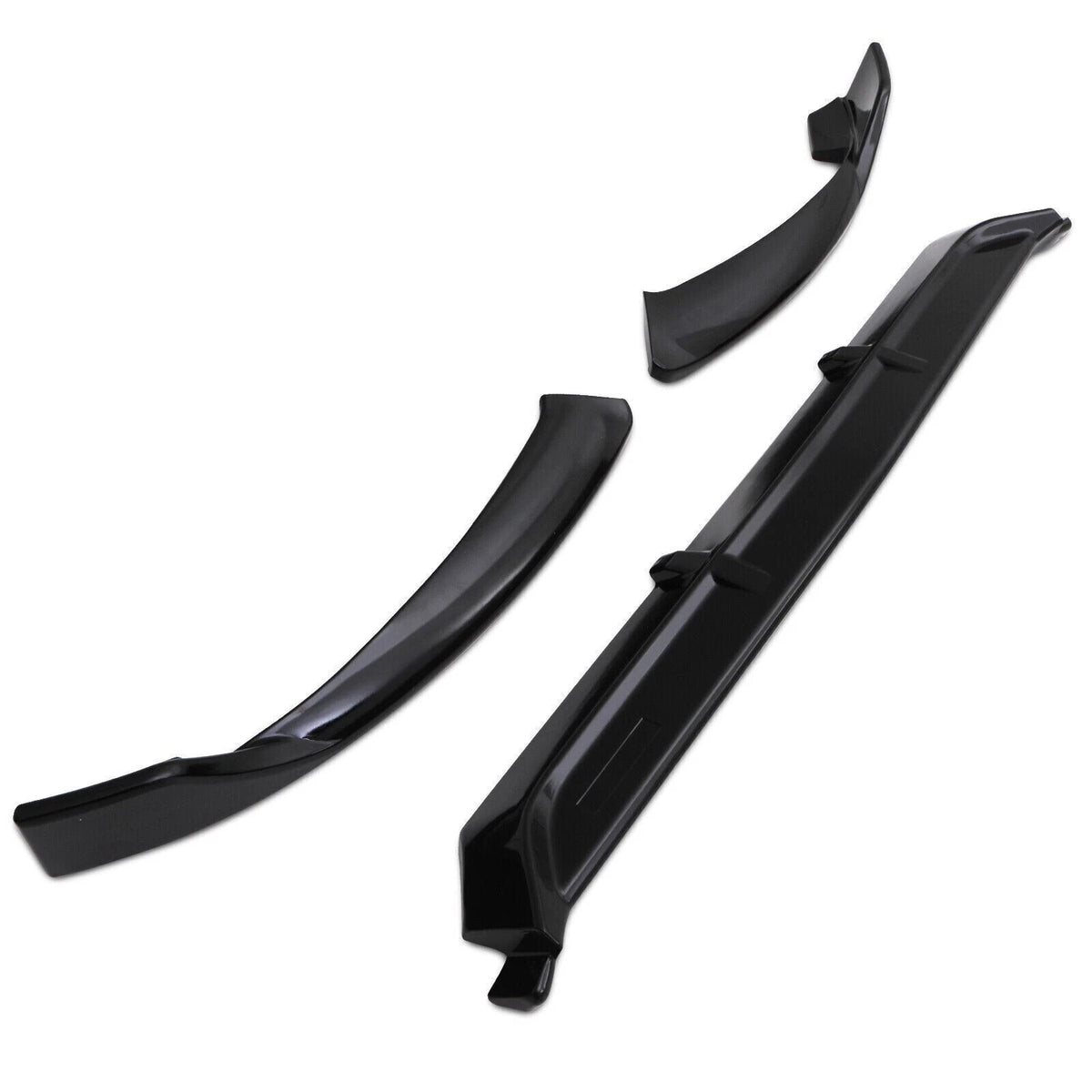 Mercedes C Class Coupe AMG Line W205 Splitter Lip Spoiler 2014-2018 Gloss Black